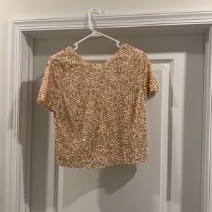 ASOS Pink Sequin Shirt